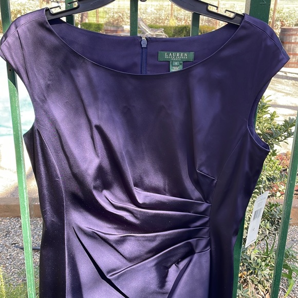 Lauren Sz12 Special Occasion Dress Navy - Picture 2 of 7